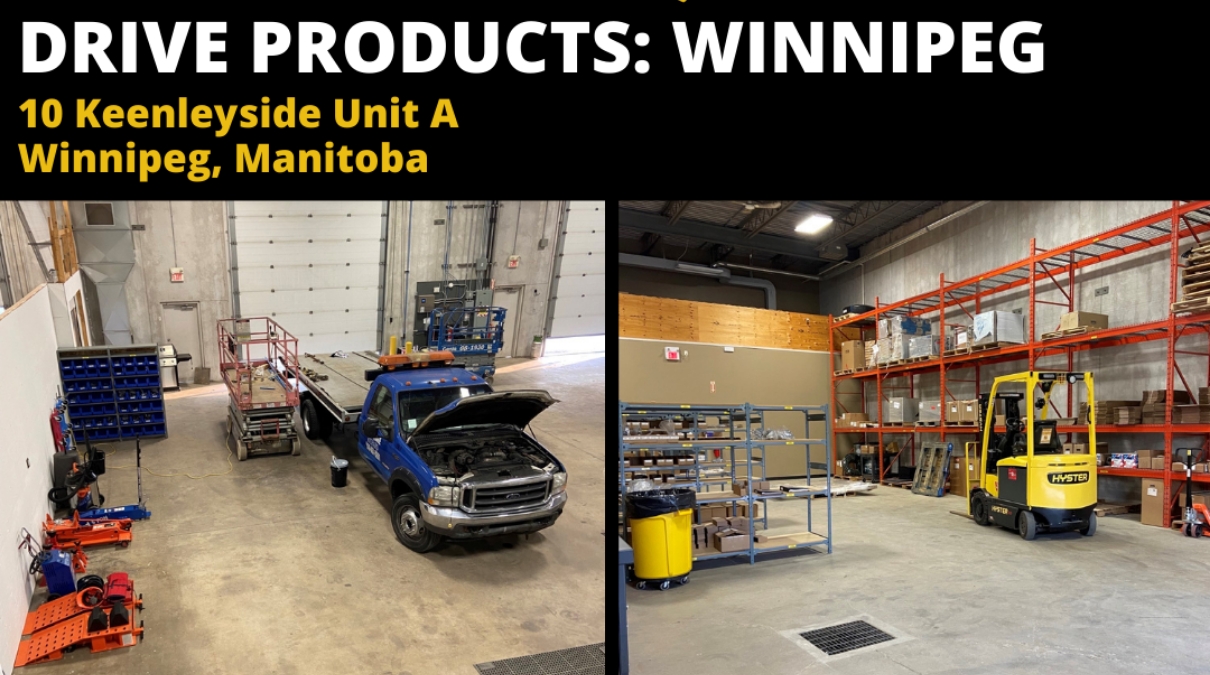 Drive Products Winnipeg plant.