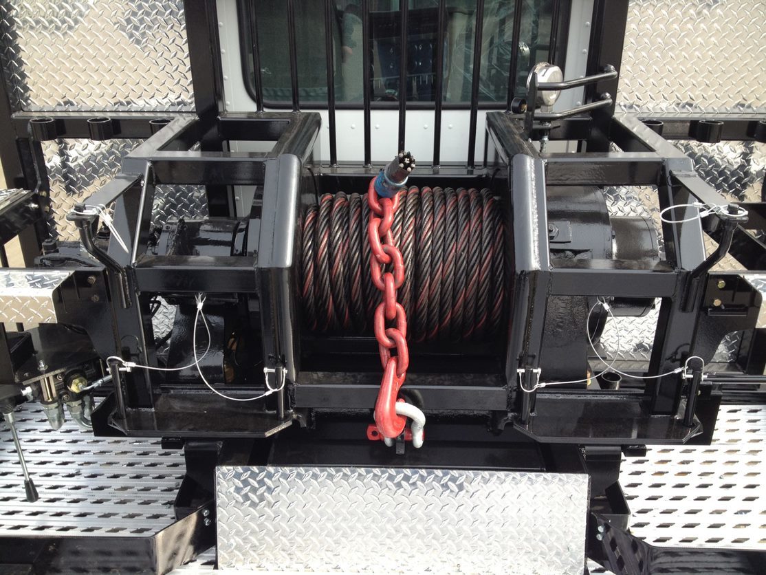 Custom winch rig up